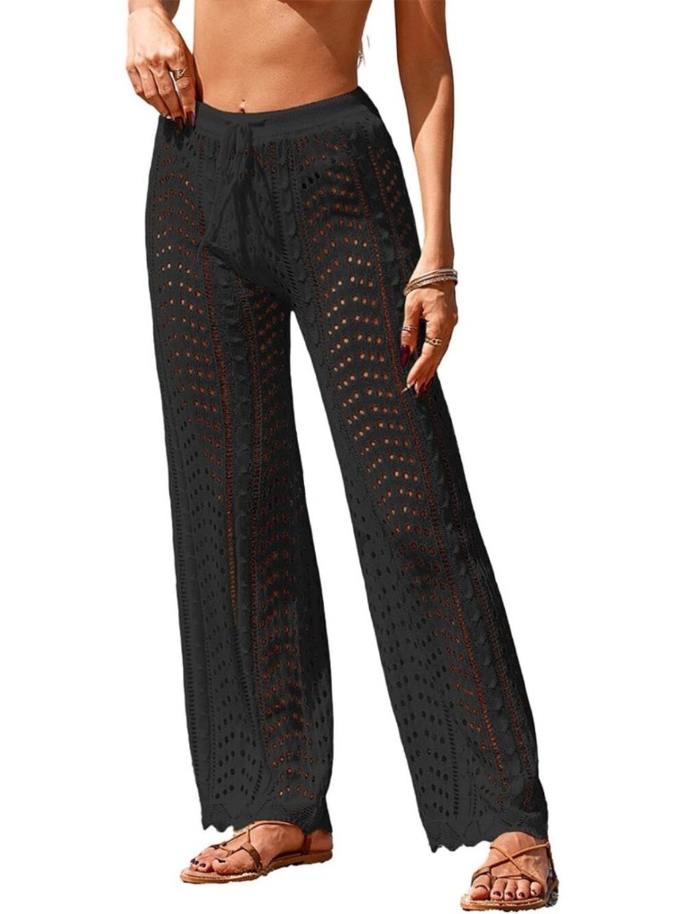 Stylish Women's Beach Cover-Up Pants | Lightweight, Chic Swimwear Essential
